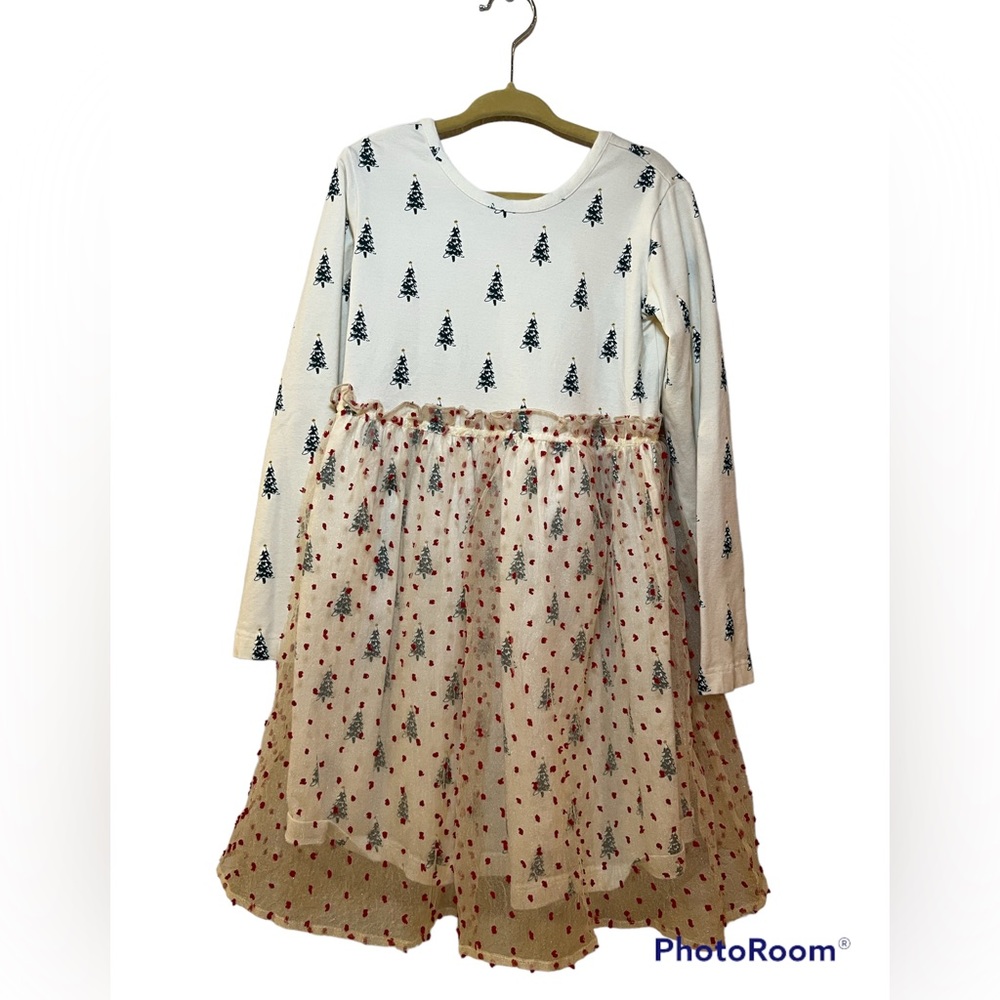 Hanna Anderson Christmas Tulle Dress, Size 5